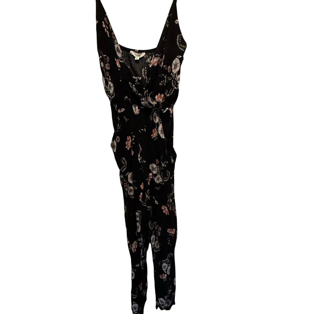 Love tree black floral jumper size S